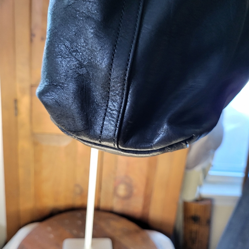 Coach Black Hudson Leather Tote Bag - Picture 13 of 17